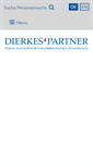 Mobile Screenshot of dierkes-partner.de
